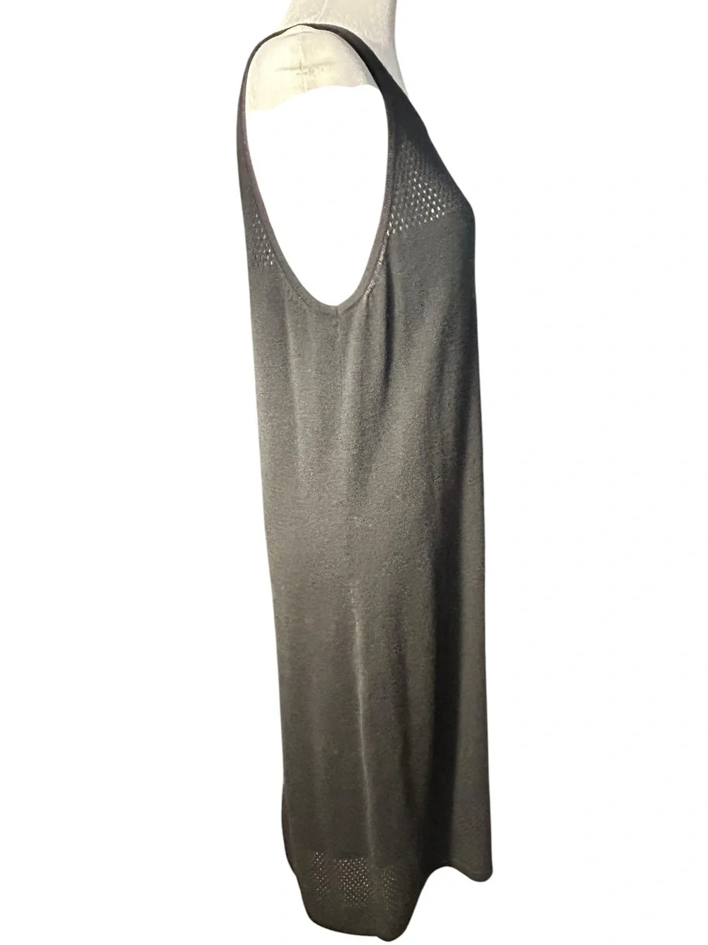 Michael Kors Sleeveless Knit Dress Black L